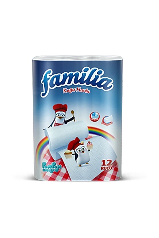 Kağıt Havlu 3 Katlı 12 Rulo