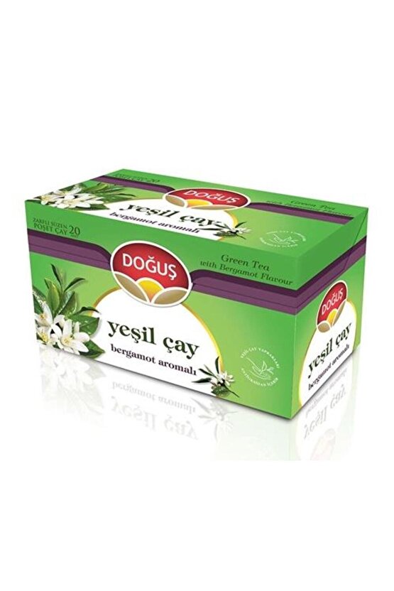 Bergamot Yeşil Çay Süzen Poşet 20x1.75 gr