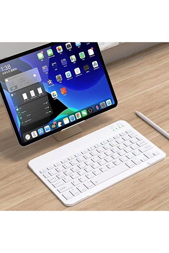 HUAWEI Matepad 12X 12 Tablet İçin Uyumlu Slim Şarjlı Türkçe Bluetooth Klavye ve Mouse Seti