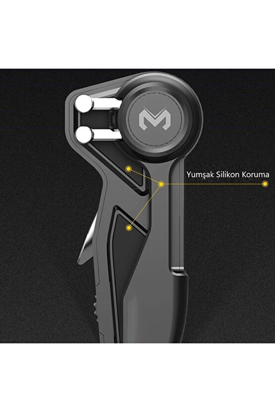 iPad Tablet için 2 Adet Oyun Joystick Tetik Kolu 6 Parmak L1R1 Pubg Mobile Ateş Tetiği Kolu Memo