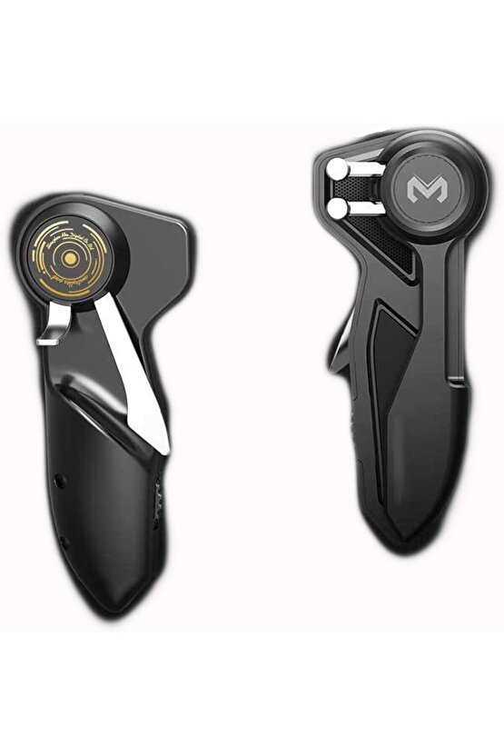 iPad Tablet için 2 Adet Oyun Joystick Tetik Kolu 6 Parmak L1R1 Pubg Mobile Ateş Tetiği Kolu Memo