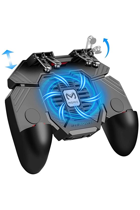 Pubg Mobile Oyun Konsolu Tüm Telefonlar Için Uyumlu Ateş Tetik Düğmesi- Telefon Soğutuculu