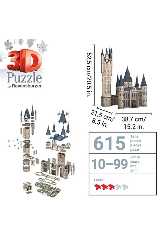 3D Puzzle Harry Potter Astronomi Kulesi