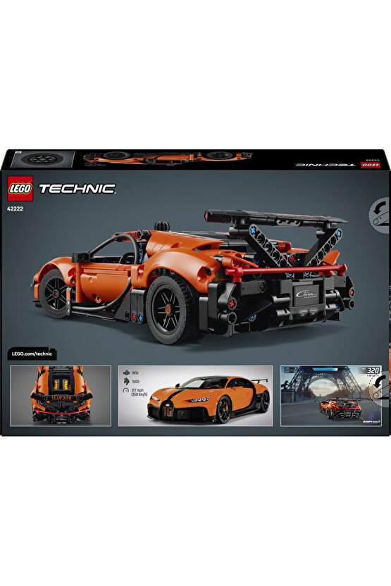 ® Technic™ Bugatti Chiron Pur Sport Hiper Araba 42222 – 9+ Oyuncak Yapım Seti (771 Parça)