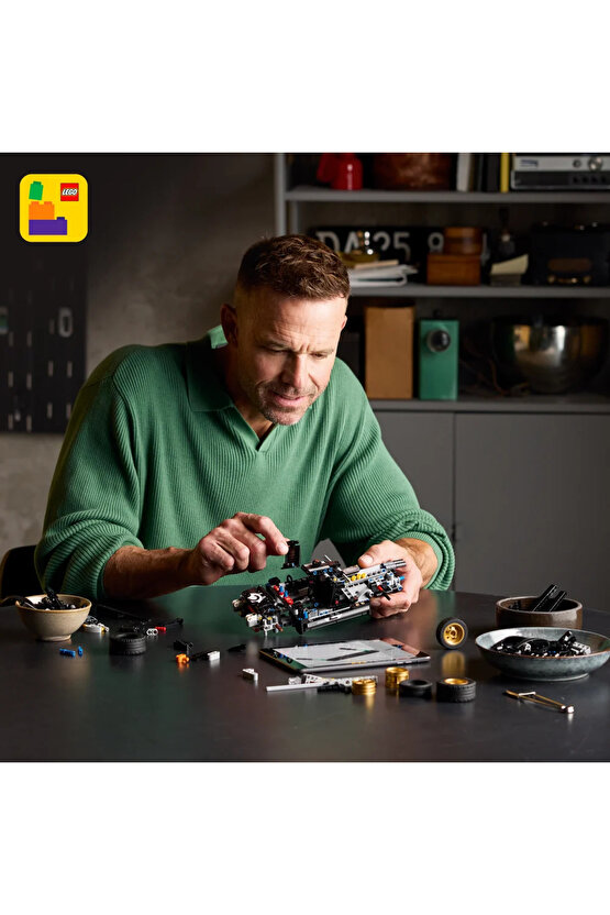 ® Technic™ 1966 Ford GT40 MKII Yarış Arabası 42223 – Yetişkinler için Model Yapım Seti (793 Parça)