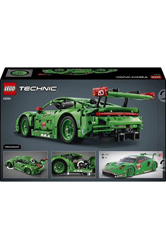® Technic™ Porsche 911 GT3 R REXY AO Racing Araba 42224 – 11+ Oyuncak Yapım Seti (1313 Parça)