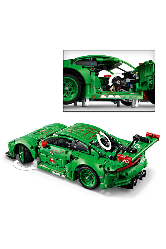 ® Technic™ Porsche 911 GT3 R REXY AO Racing Araba 42224 – 11+ Oyuncak Yapım Seti (1313 Parça)