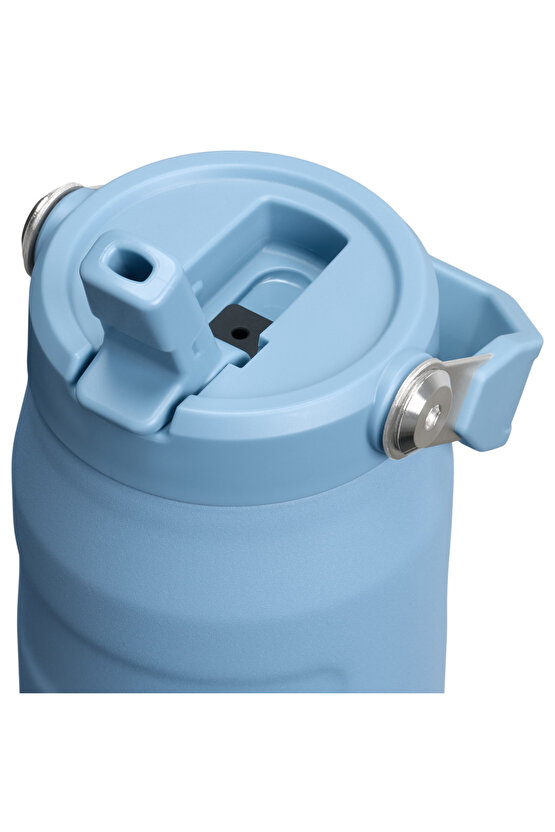 The IceFlow Flip Straw Pipetli Termos Bardak 0,70 LT  24 OZ - indigo