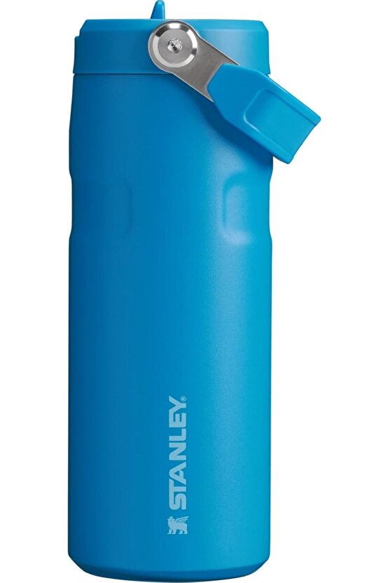 The IceFlow™ Bottle Flip Straw 2.0 0.47L  16oz  Mavi