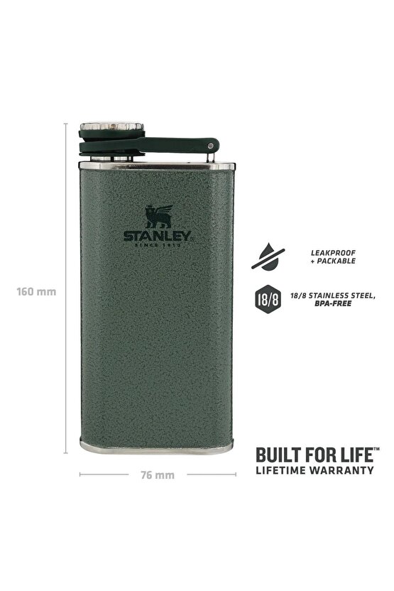 Classıs Flask 0.23l Hammertone Green  Cep Matarası