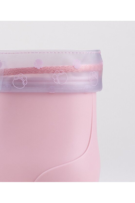 CC332 Bimbi Elefante Borreguito Kürklü Yağmur Çizmesi Pembe