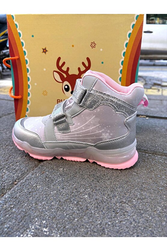 Buck3034 Snowy Kız Çocuk Bot GUMÜŞ