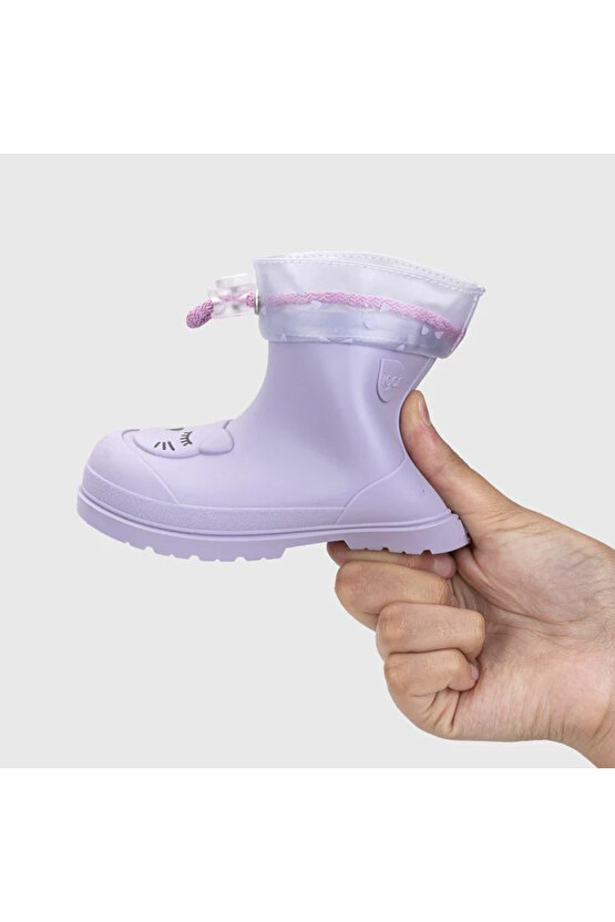 Mendi Gato Borrego İçi Yünlü CC334 Çocuk Yağmur Botu LİLA