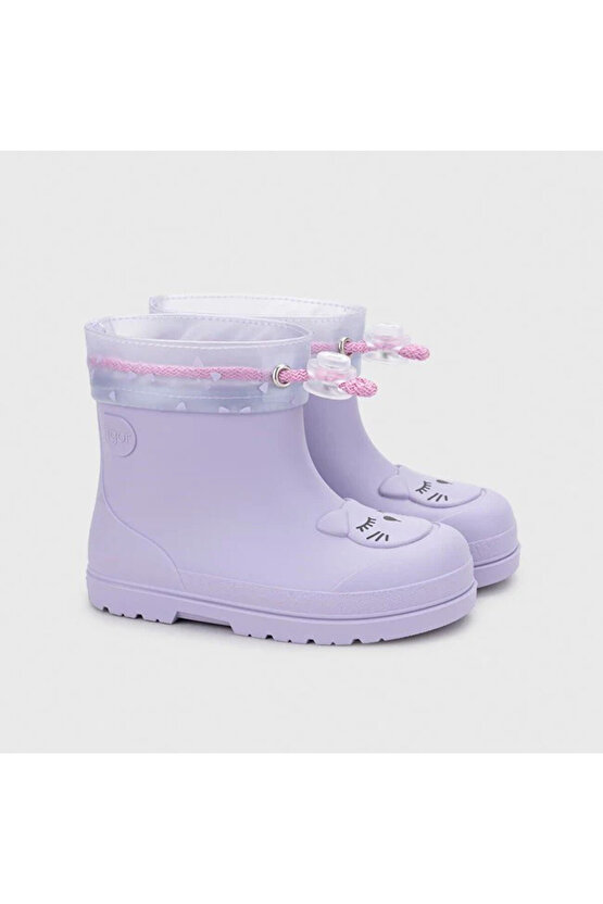 Mendi Gato Borrego İçi Yünlü CC334 Çocuk Yağmur Botu LİLA