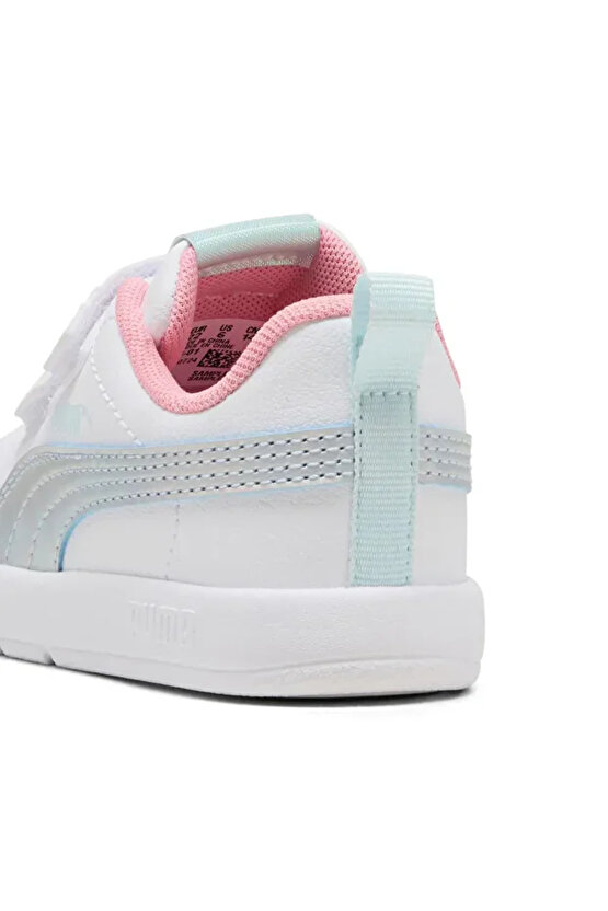 Çocuk Beyaz Courtflex V3 Spacebelle Vinf Günlük Ayakkabı 404346-01