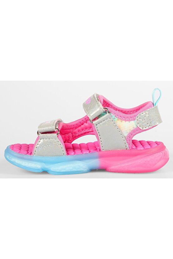 Can Ortopedik Işıklı Çocuk Sandalet FUŞYA