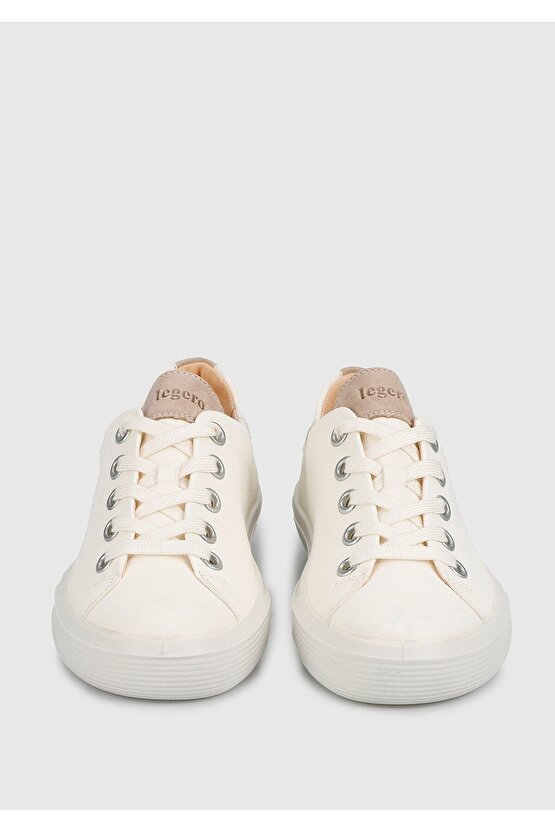 Beyaz Deri Kadın Ayakkabı