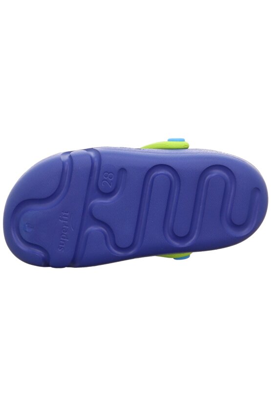 Mavi Erkek Çocuk Düz Sandalet