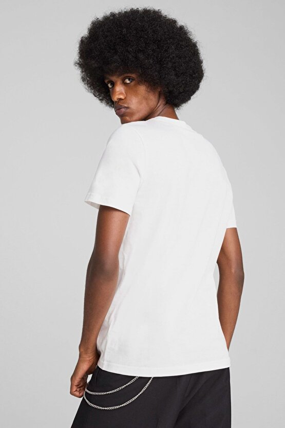 Ferrari Race Tonal Beyaz Unisex Kısa Kol T-Shirt