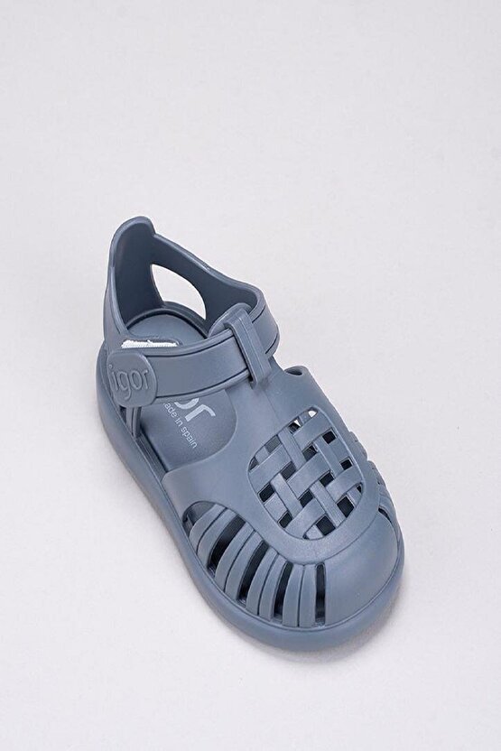 S10271 Tobby Solid Çocuk Mavi Sandalet