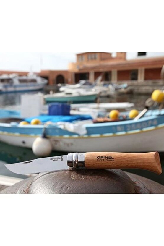 Inox 7 No Kayın Saplı Paslanmaz Çelik Çakı