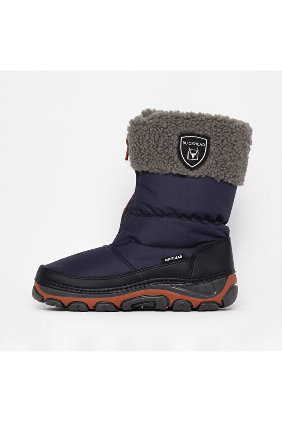 BUCK1070 Peaky TW Çocuk Lacivert Kırmızı Kar Botu