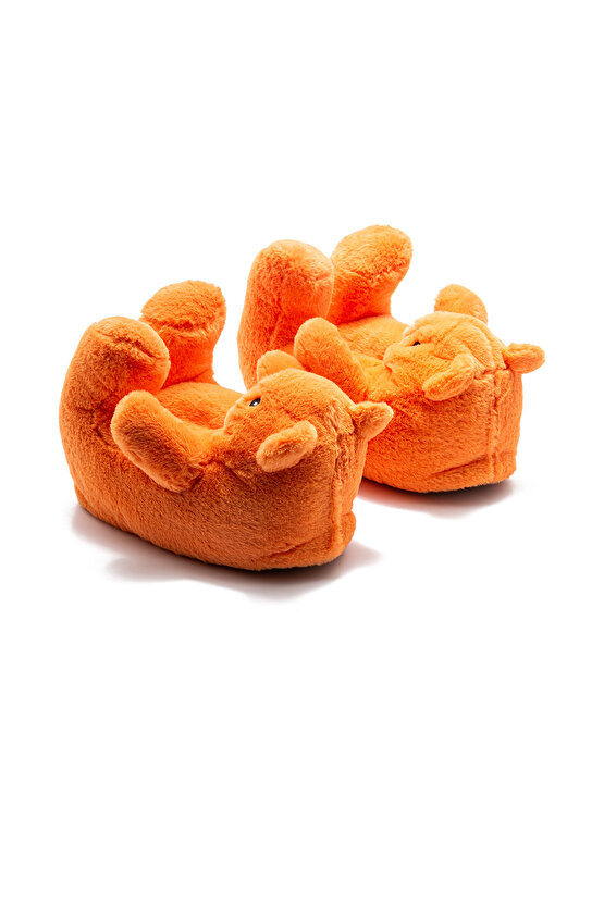 Pookie Kadın Hayvanlı Panduf Turuncu 3641