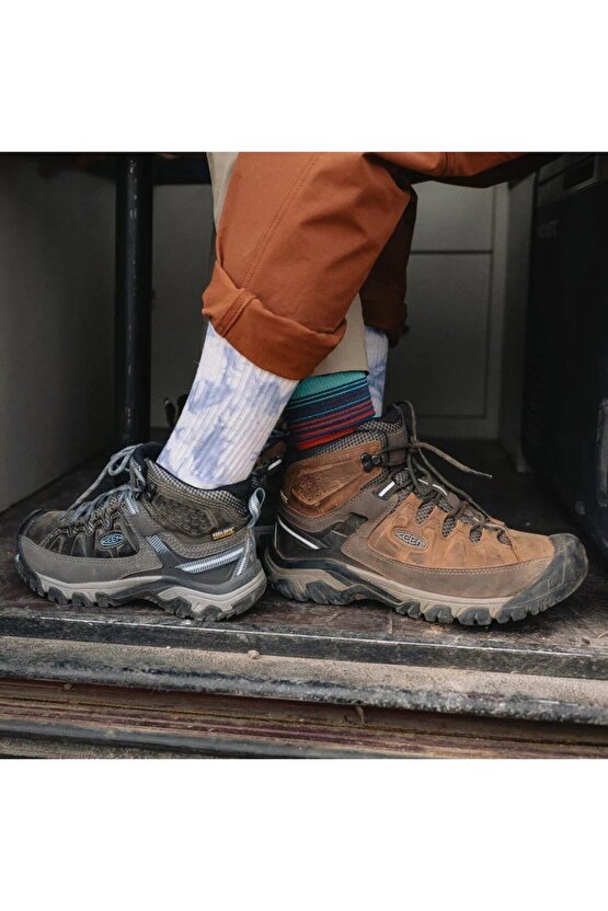 Erkek Bungee CordBlack Targhee III Mid WP Men Kahverengi Su Geçirmez Outdoor Bot