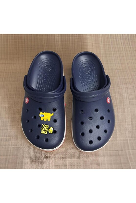 Crocs Sarı 2li Set (2 adet) Terlik Süsü ve Jibbitz Charm