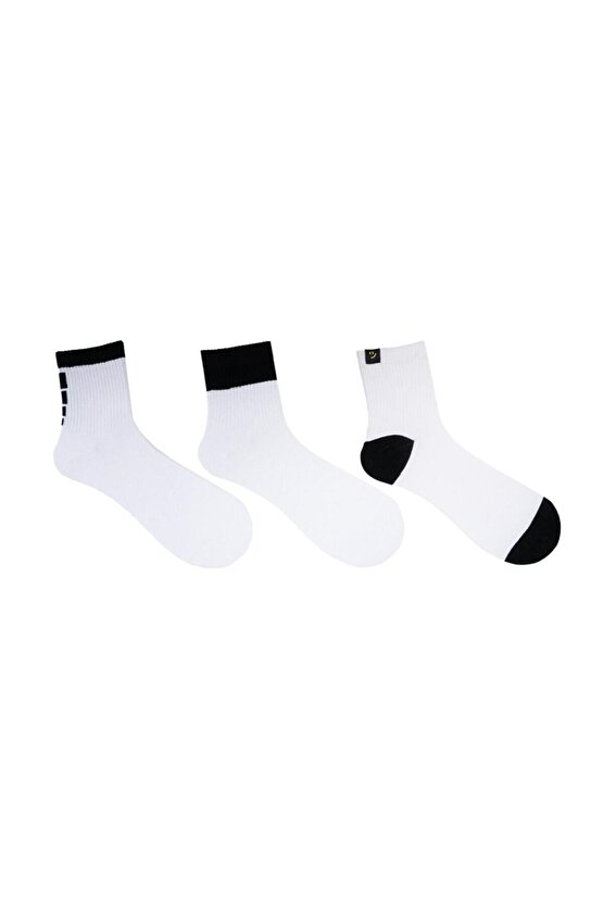 3 Çift Pamuk Erkek Tenis Çorap
