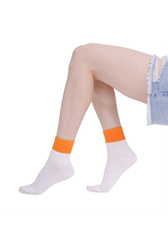 3 Çift Pamuk Kadın Tenis Çorap