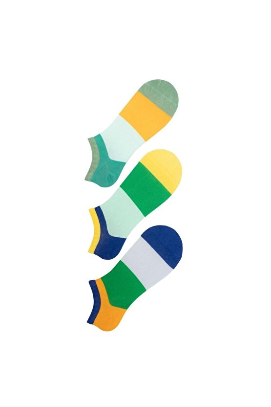 3 Çift Desenli Erkek Babet Çorap