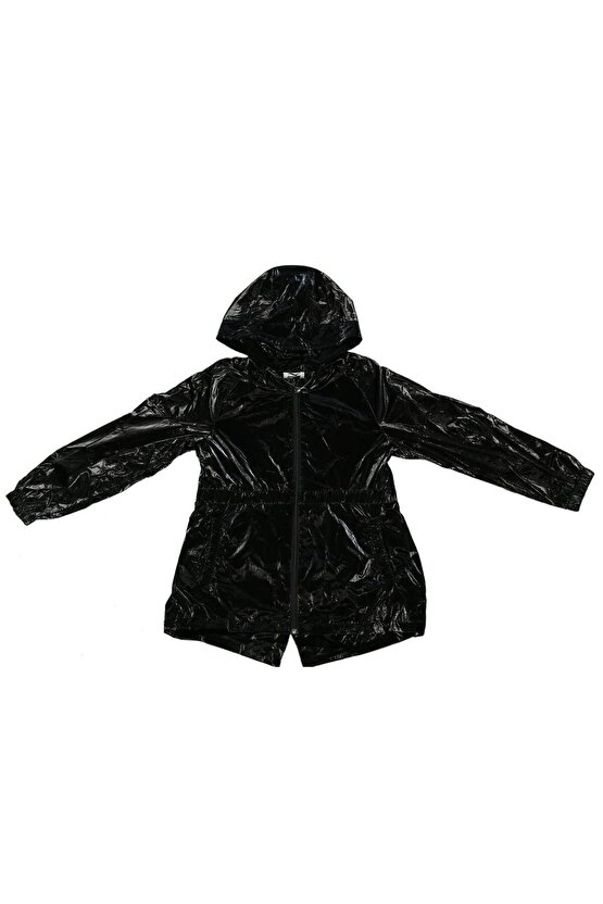 Siyah Çocuk Yağmurluk