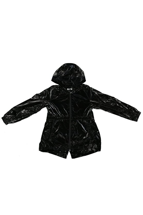 Siyah Çocuk Yağmurluk