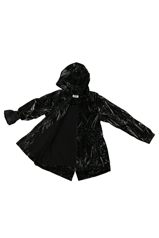 Siyah Çocuk Yağmurluk