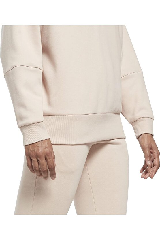 Hs4774 Lux Oversized Ekru Sweatshirt