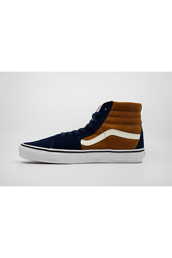 UA SK8-Hi Erkek LacivertKahverengi Sneaker VN0007NS0BO1