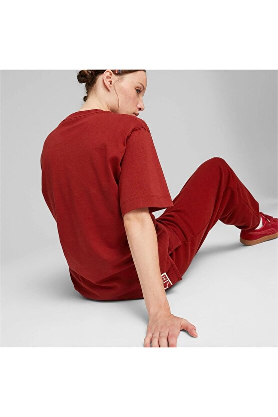 X Vogue Relaxed Kadın Kırmızı T-Shirt