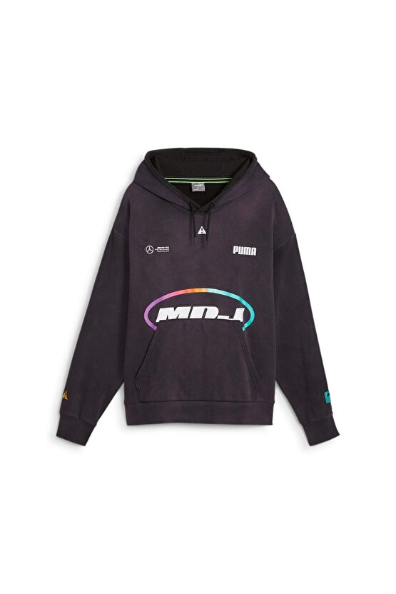 Mercedes - AMG Petronas Motorsport x MDJ Grafik Kapüşonlu Sweatshirt