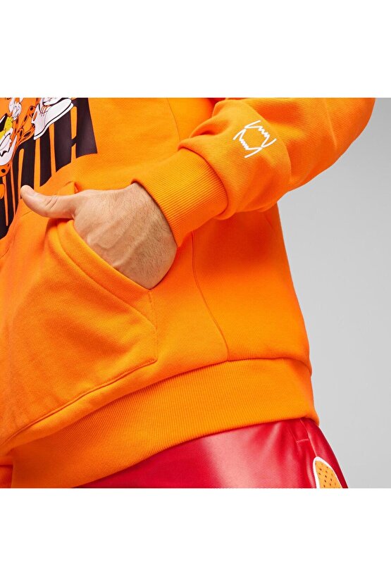 Hoops X Cheetos Unisex Turuncu Hoodie