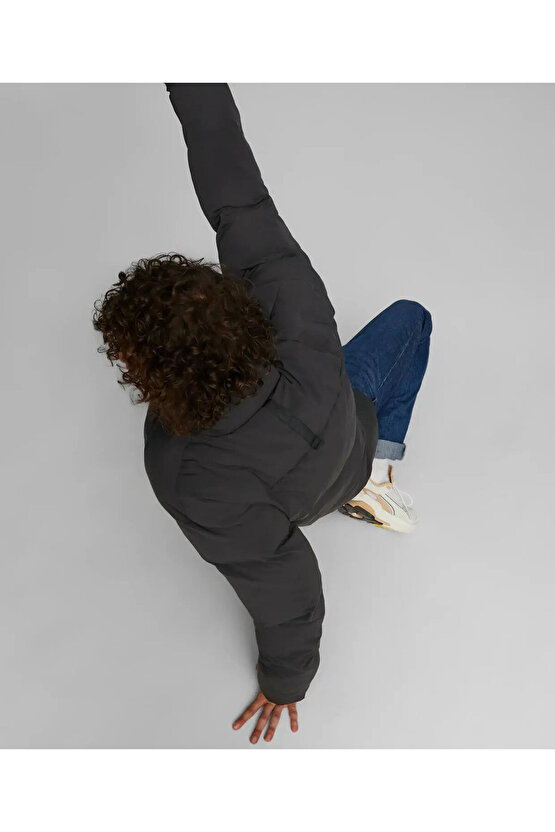 Classics Oversized Polyball Puffer Erkek Siyah Mont