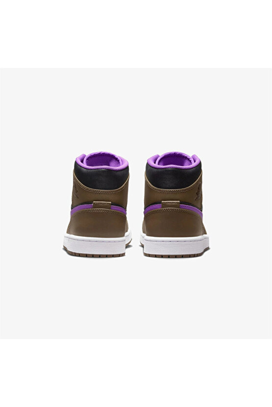 Jordan Air 1 Mid Purple Mocha Erkek Sneaker