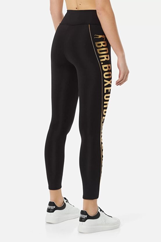 Lettering Printed Leggings
