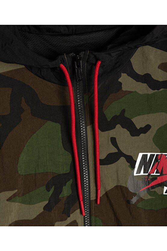 Jordan Jumpman Classics Camo Erkek Windrunner Yağmurluk Rüzgarlık