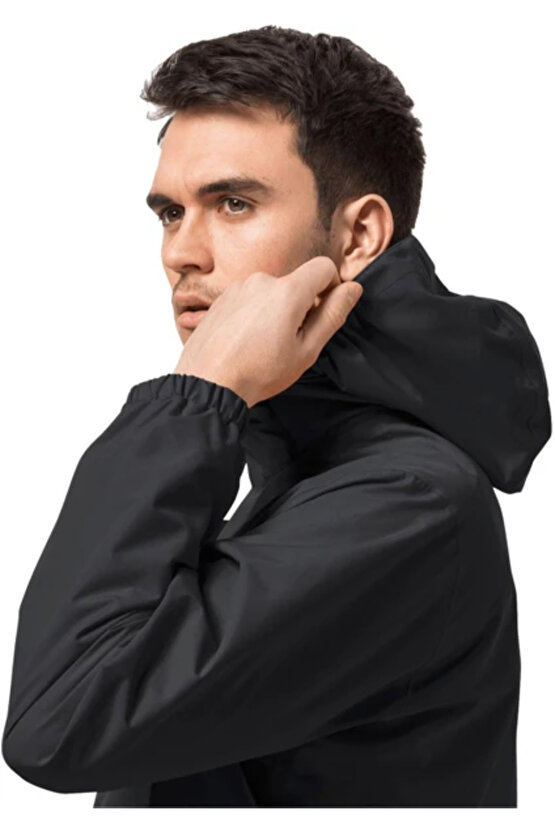 1111142_6000 STORMY POINT 2L JKT M Outdoor Yağmurluk Siyah