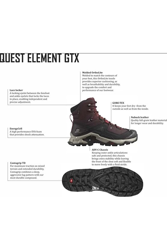 L41457100 Quest Element Gtx Erkek Outdoor Ayakkabı