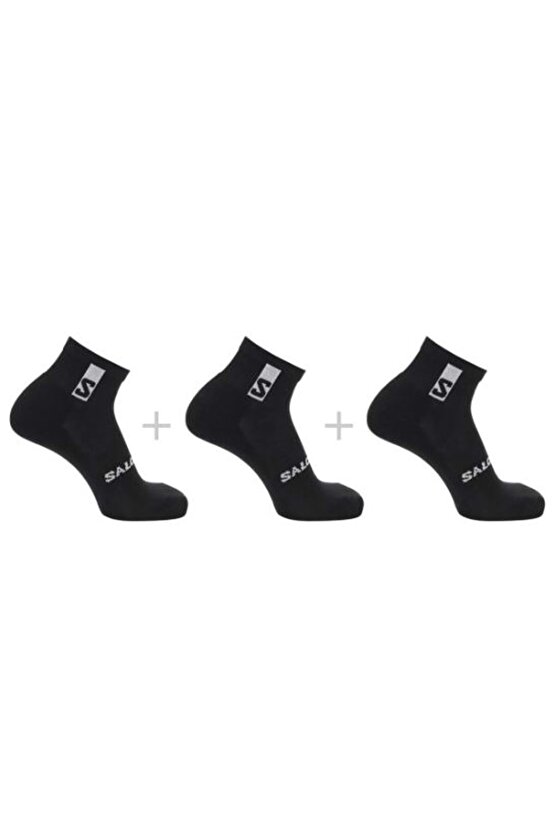Everyday Ankle 3 Pack 3 Parça-Adet Unisex Çorap SİYAH