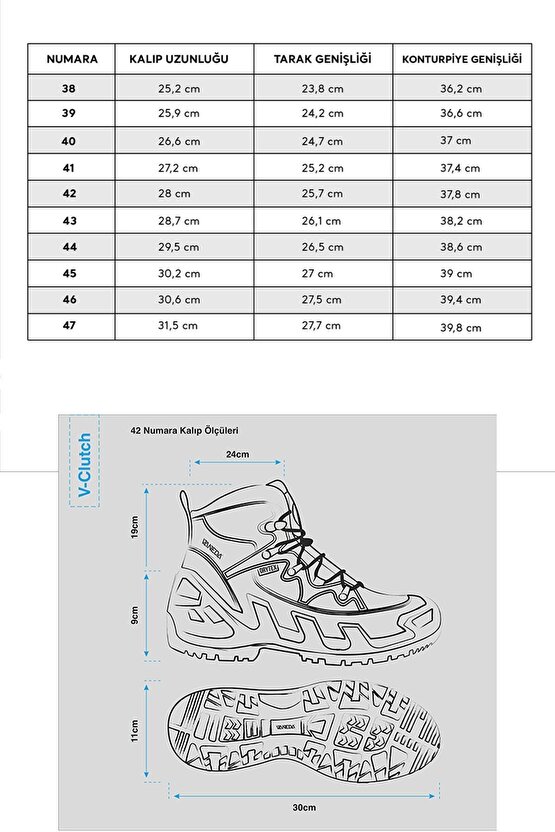 V-clutch 1347 Pro Mid Haki Nubuk Ayakkabı Vnd13471