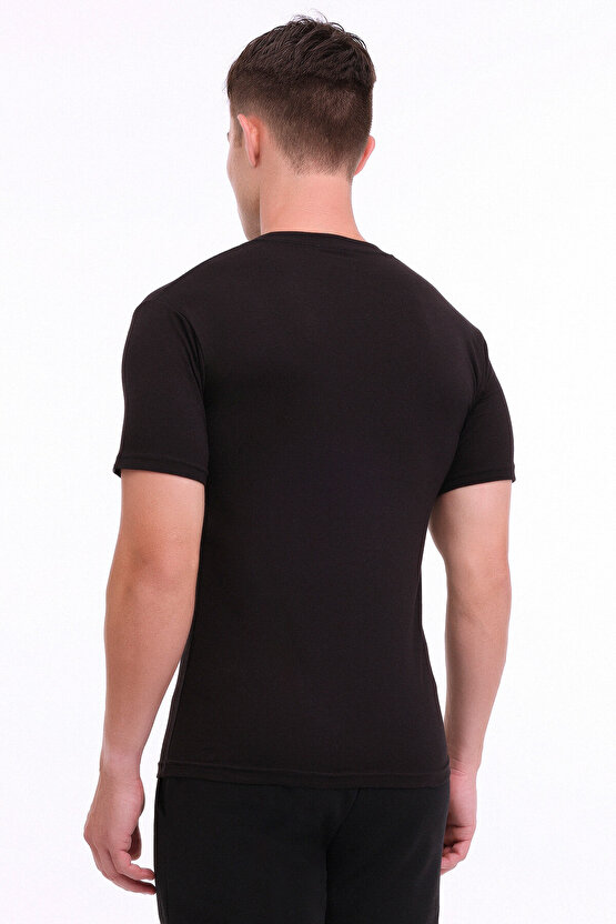 Wrecked Angle-b Siyah Erkek Kısa Kol T-shirt