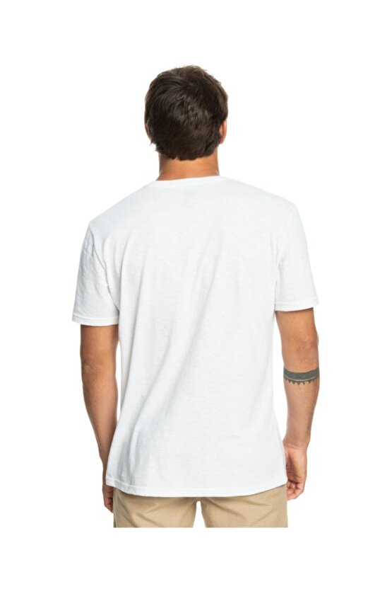 Qssurfclubıı M Tees Erkek Beyaz Tişört Eqyzt07282b